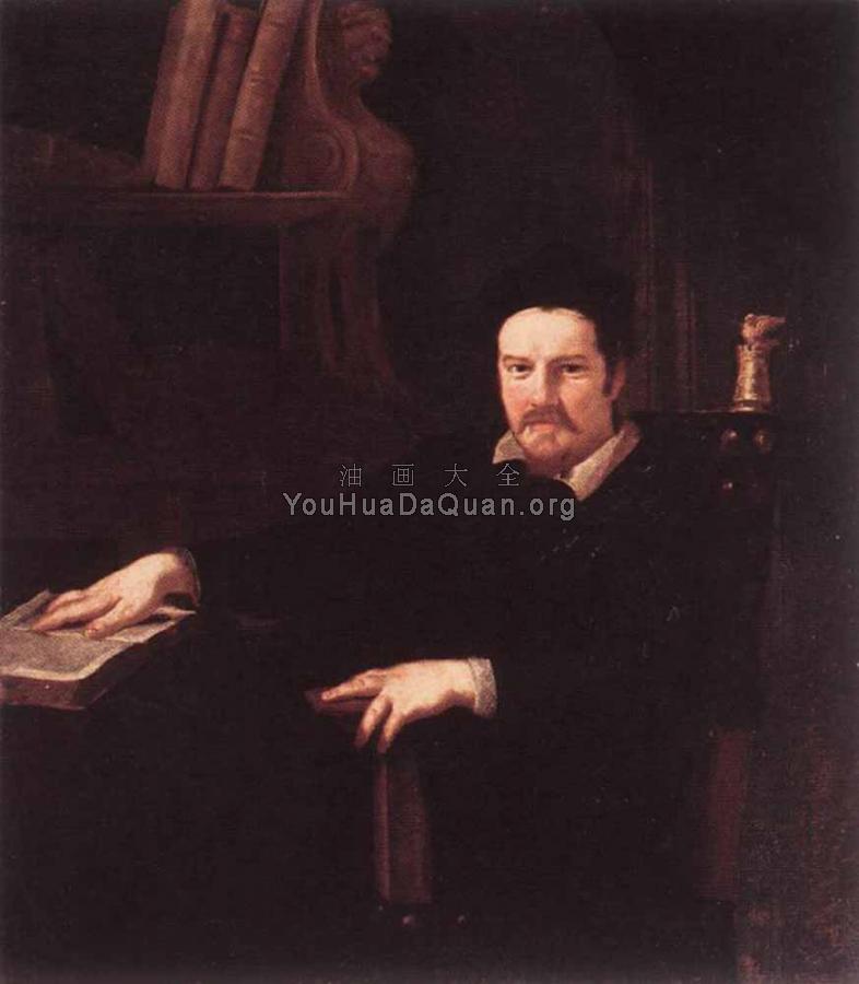 Portrait Of Monsignor Clemente Merlini - 安德烈·萨基